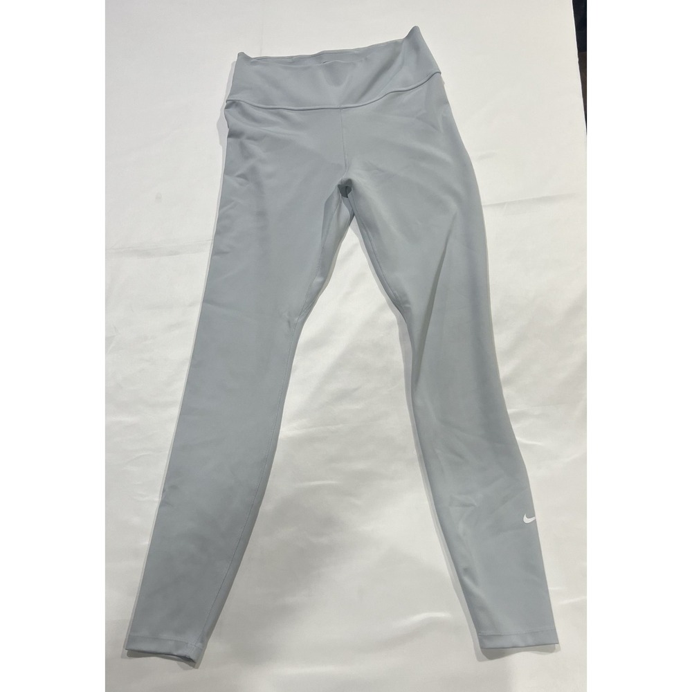 Nike All-In Training Leggings Womens Medium Gray Mid Rise Dri-fit Running Gym